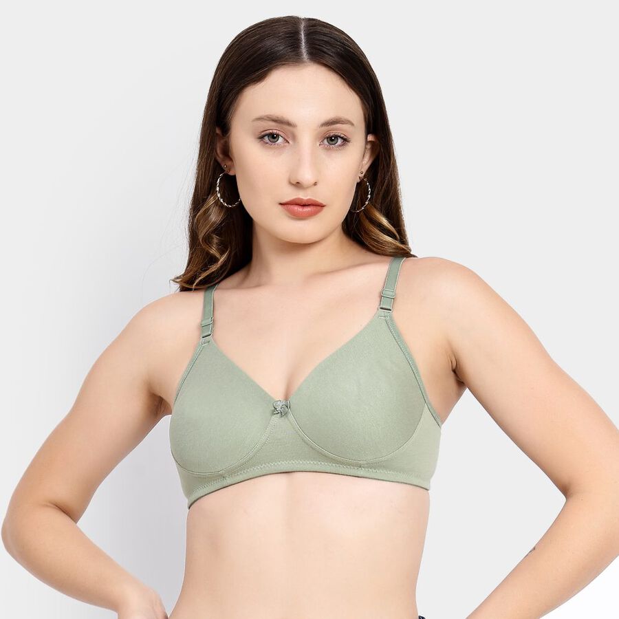 Ladies' Non-Padded Bra, Light Green, large image number null